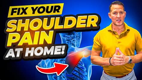 Fix Shoulder Pain At Home Essential Rotator Cuff Exercises Stretches