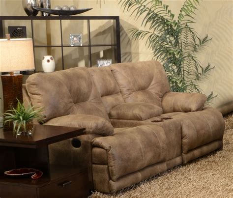 Voyager Power Lay Flat Reclining Console Loveseat By Catnapper 64389