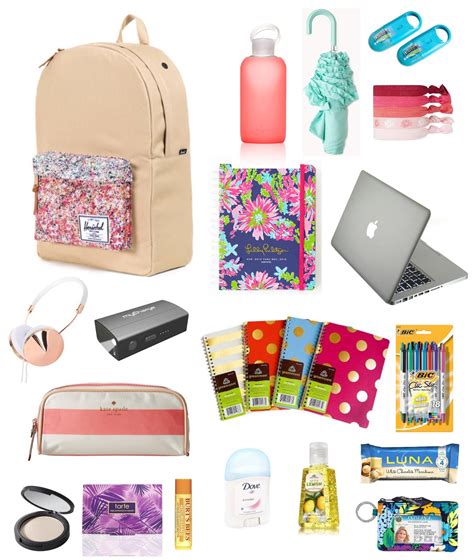 College Life Backpack Essentials Sprinkle Of Style