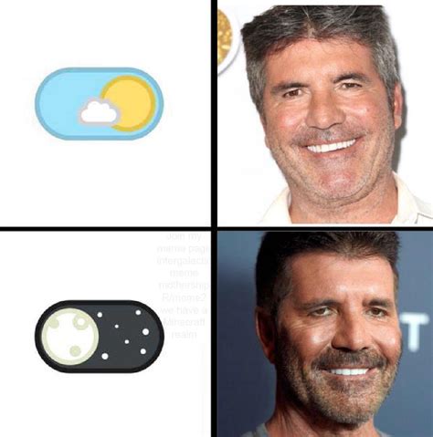 Simon Cowell Night Mode Rmemes