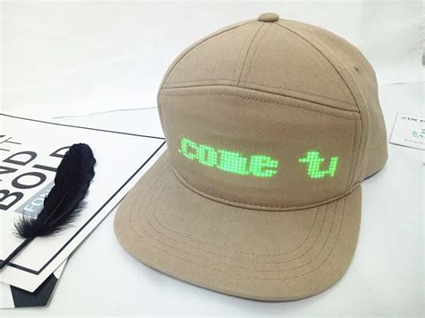 Led Advertising Messages Cap App Control Led Scrolling Message Led ...