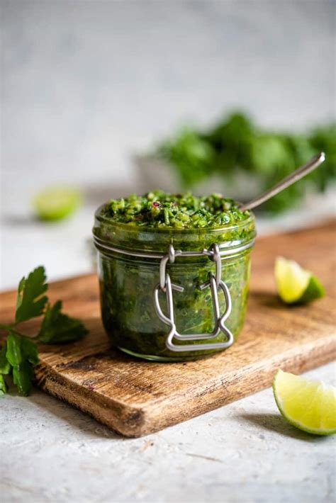 Cilantro Chimichurri Recipe Valerie S Kitchen