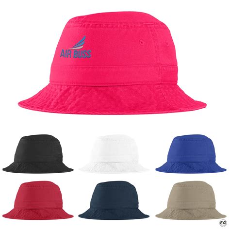 Promotional Port Authority Pwsh2 Bucket Hat Customized Hats Branded