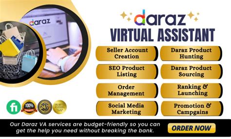 Provide Daraz Virtual Assistant Services A To Z Seo Product Listing On