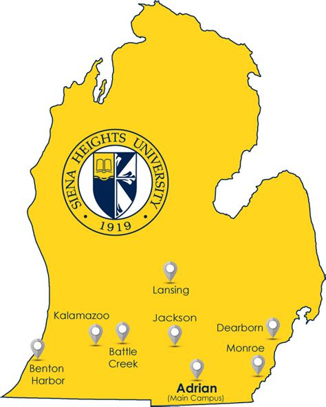 Locations Siena Heights University