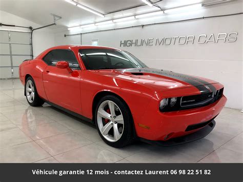 Annonce De Voiture Américaine 2008 Dodge Challenger Srt8 V8 De 6 1 L De 425 Ch Prix Tout