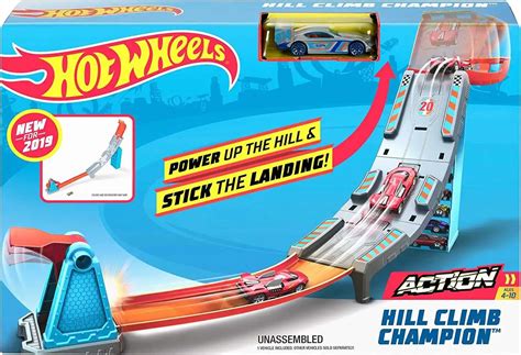 Hot Wheels Action Hill Climb Champion Track Set Mattel Toys ToyWiz