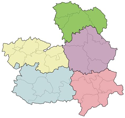 Mapa de Castilla La Mancha Provincias Municipios Turístico y