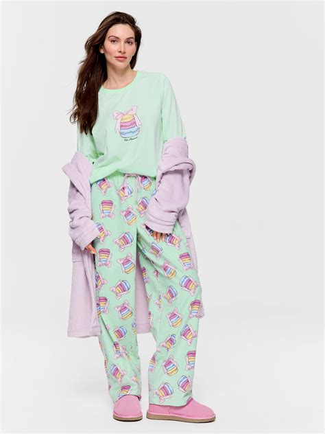 Macaroon Pj Set Multi Peter Alexander Online