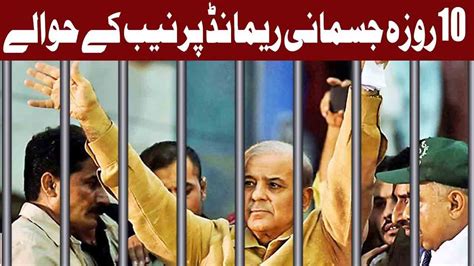 Court Handed Shehbaz Sharif To NAB On 10 Day Physical Remand 6