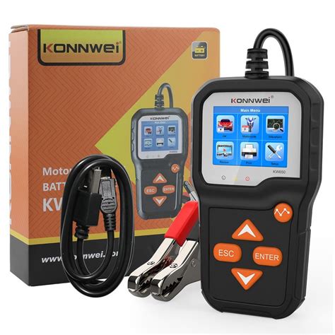 Konnwei Kw Car Motorcycle Battery Tester V V Battery System