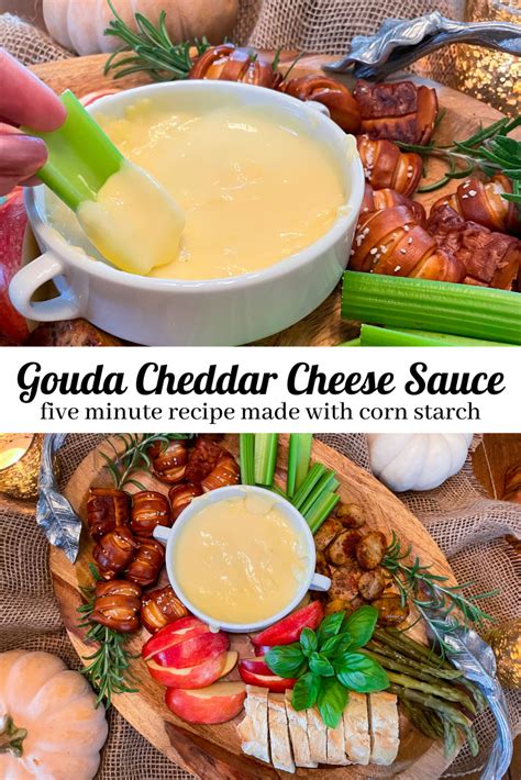 Gouda Cheddar Cheese Sauce - The Rose Table