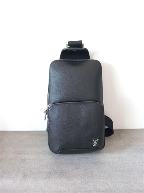 Branded Outlet Louis Vuitton Avenue Sling Bag Taiga Leather