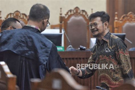 Terbukti Korupsi Syahrul Yasin Limpo Divonis Tahun Penjara