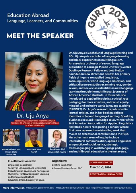 Uju Anya Georgetown University Round Table Georgetown University