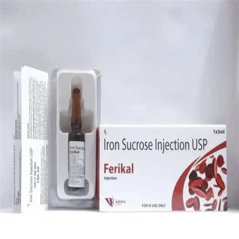 Iron Sucrose Injection Packaging Type Box Packaging Size 5 X 5 Ml At ₹ 100 Pack In Nagpur