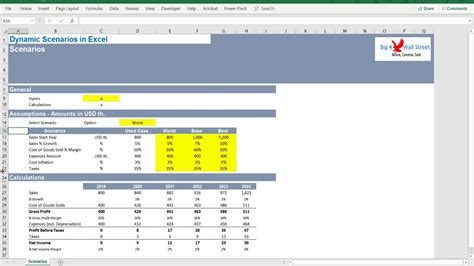 10 Scenario Analysis Excel Template Excel Templates Images