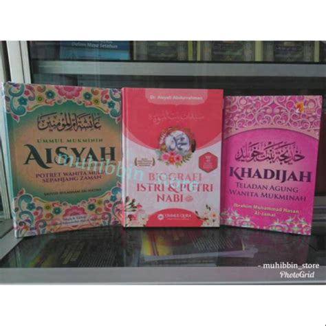 Jual Paket Hemat Buku Biografi Istri Dan Putri Nabi Khadijah Aisyah