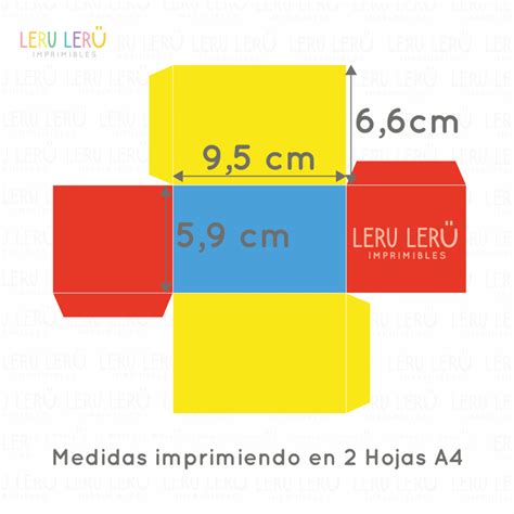 Molde De Caja Carrito Leru Leru Imprimibles