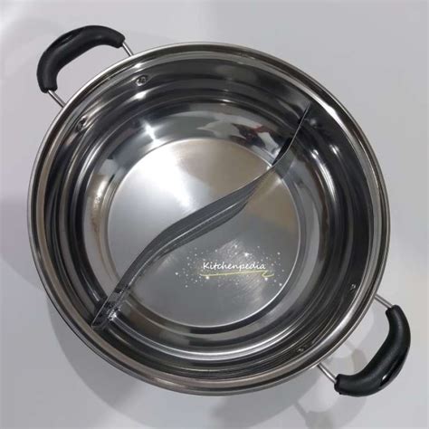 Promo Panci Shabu Sekat Stainless Tebal Steamboat Hot Pot Hotpot