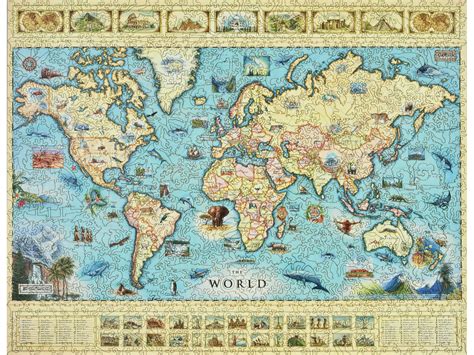 The World Map Wooden Jigsaw Puzzle Liberty Puzzles Worksheets Library