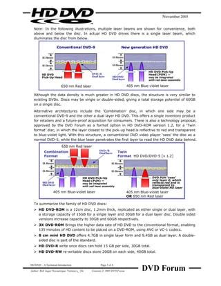 Hd Dvd Technical Introduction Pdf