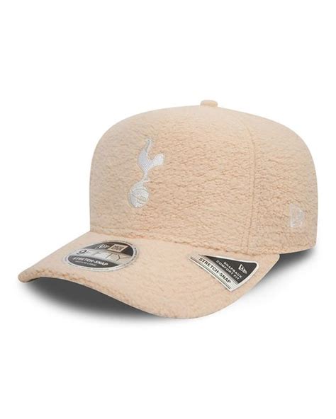 Ktz Tottenham Hotspur Fc Fleece Off 9fifty Stretch Snap Cap In Natural