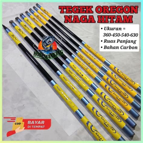 Joran Tegek Carbon Oregon Naga Hitam Lazada