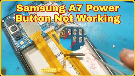 Samsung A7 Power Button Not Working Samsung A750f Power Key Problem