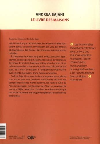 Le Livre Des Maisons De Andrea Bajani Grand Format Livre Decitre