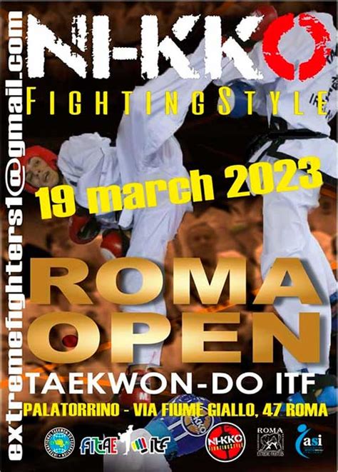 6th NI KKO ROMA OPEN TAEKWON DO ITF