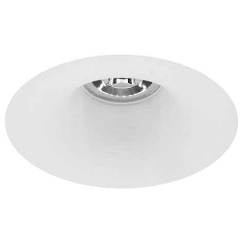 Gypsum Plaster Trimless Round Soft Edge Fire Rated Downlight Gu V