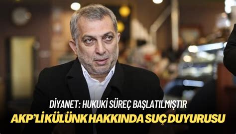 Diyanetten AKPli Metin Külünk hakkında suç duyurusu Aktifhaber