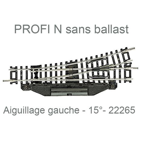 Aiguillage Droit Gauche Manuel Profi Sans Ballast N