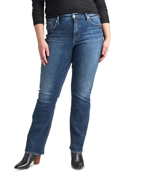 Silver Jeans Co Plus Size Avery Slim Fit Bootcut Jeans Macys