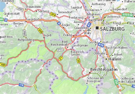 MICHELIN Bad Reichenhall map - ViaMichelin