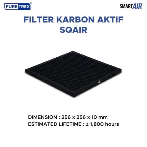 Jual Activated Carbon Filter For Sqair Purifier Removes Tvoc Asap