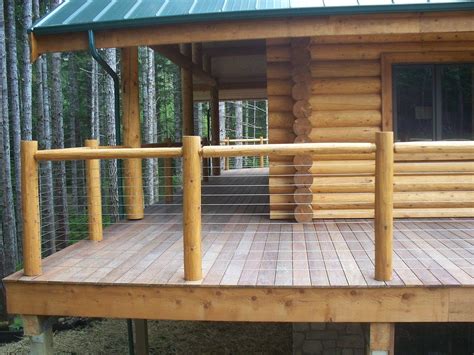 Stairs Railings Gallery Creasey Log Homes Wood Railings For