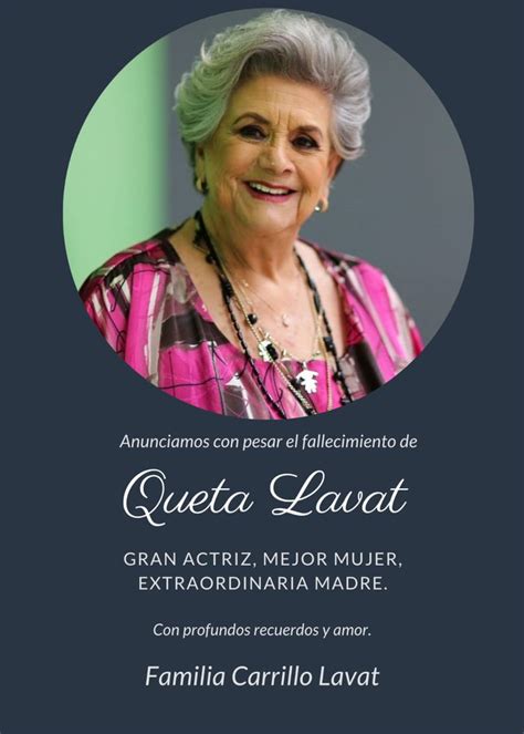 Queta Lavat Qui N Era Y De Qu Muri La Actriz Mexicana