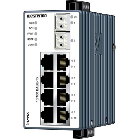 L110 F2g 12vdc Westermo Managed Layer 2 Industrie Switch Bellequip