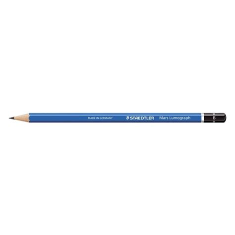 Staedtler Bleistift Mars Lumograph B Blau Aufkleber Shop