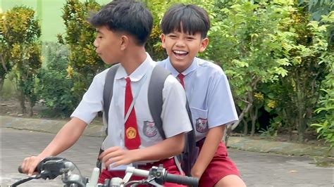 Boncengan Farel Prayoga Bareng Jojo Pulang Sekolah Youtube