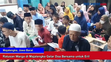 Ratusan Warga Di Majalengka Gelar Doa Bersama Untuk Eril Video