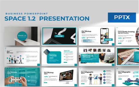 Space Business Presentation PowerPoint template