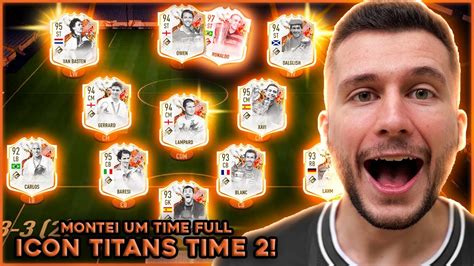 MONTEI UM TIME FULL ICON TITANS DO TIME 2 E JOGUEI A WL FIFA 23