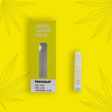 Cartridge 50 CBD 6 CBN Super Lemon Haze FRESHEMP