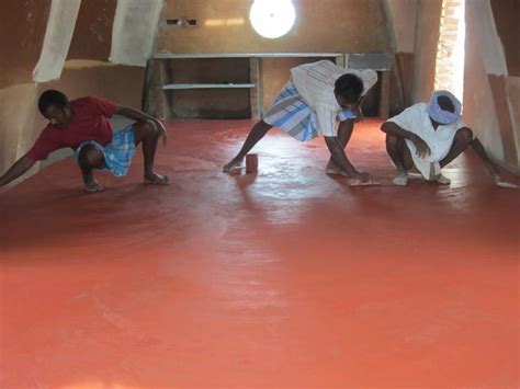 We Went With A Traditional Red Oxide Floor That Also Has A Low