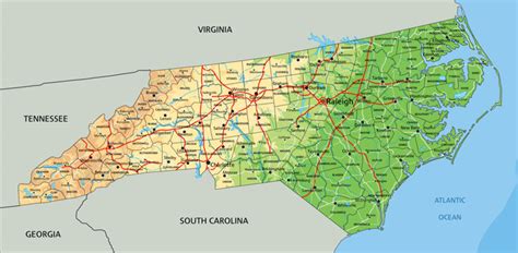 North Carolina Map Cities Images – Browse 3,885 Stock Photos, Vectors ...