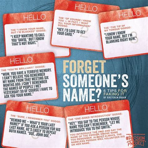 6 Things To Do When You Forget Someones Name Names Tips Find A Job