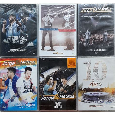 Kit Dvds Jorge Mateus Todos Originais Lacrados De F Brica